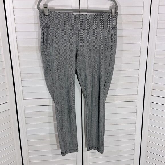 Torrid Studio Pants Size 0 Large Slim Fix Pixie Ponte Herringbone Bone NWOT - Picture 5 of 14